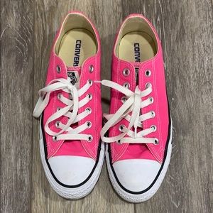 Pink Low Top Converse